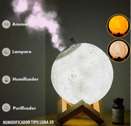 Humidificador tipo Luna 3D